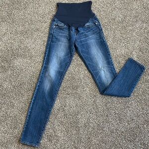 Women old navy Maternity Full-Panel Skinny Jeans size 2 long